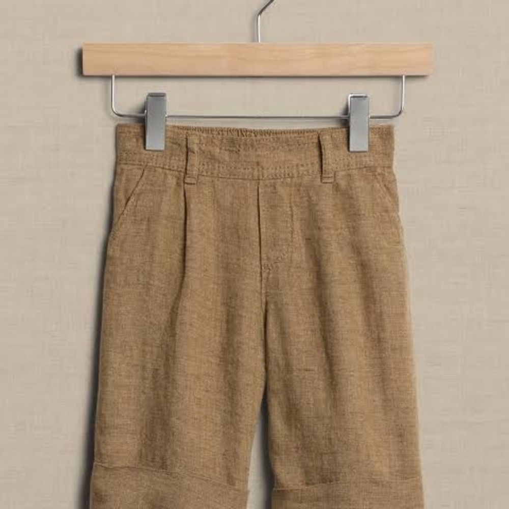 Tan Linen Pants